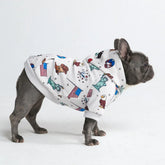The USA Dog Hoodie - Grey
