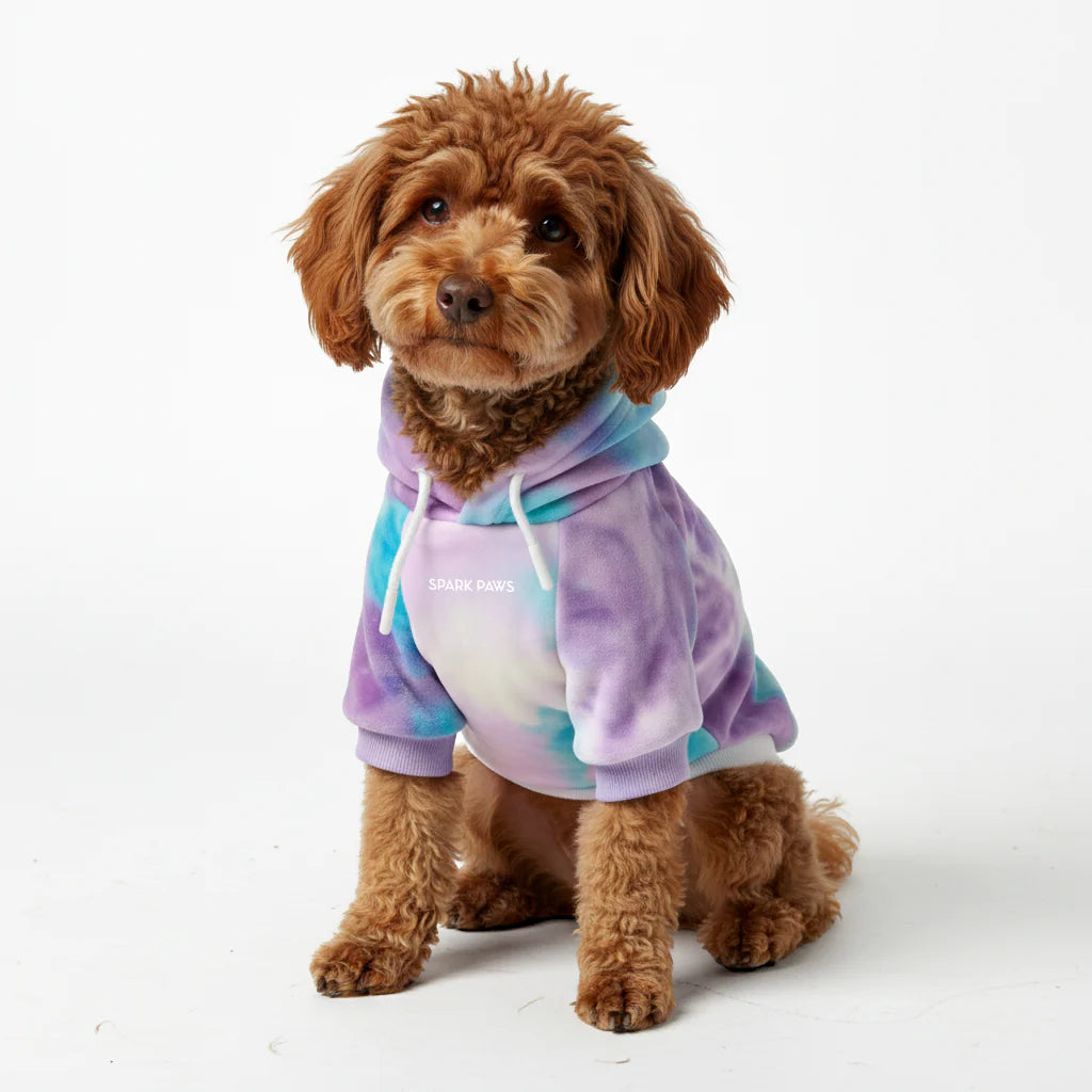 Velvet Dog Hoodie - 90s Retro