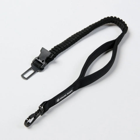 Multipurpose Seatbelt Handsfree Leash & Poop Bag Holder Set - Black
