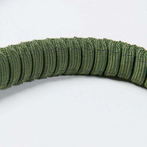 Multipurpose Seatbelt Handsfree Leash & Poop Bag Holder Set - Army Green