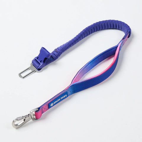 Multipurpose Seatbelt Handsfree Leash & Poop Bag Holder Set