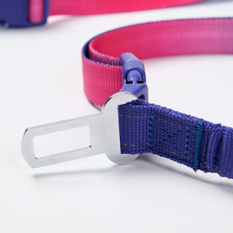 Multipurpose Seatbelt Handsfree Leash & Poop Bag Holder Set