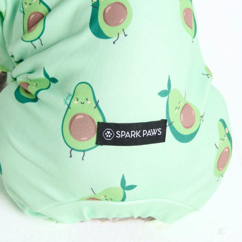 Flower Knit Dog Sweater - Blue Green Yellow