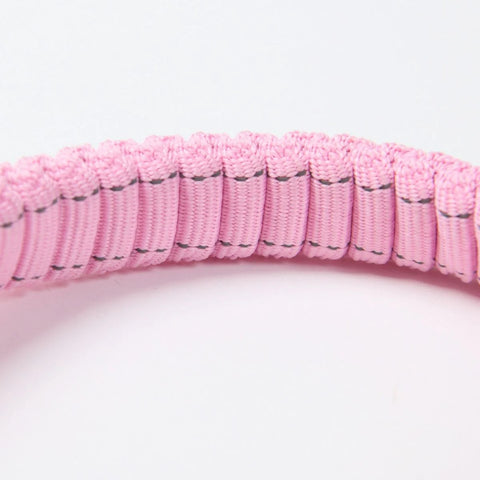 Multipurpose Seatbelt Handsfree Leash & Poop Bag Holder Set - Pink