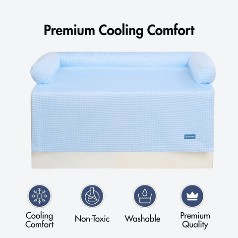 Frostcore™ Cooling Bed - Waffle Blue