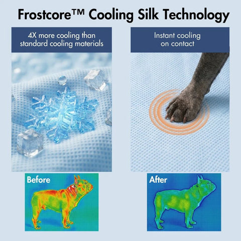 Frostcore™ Cooling Mat - Waffle Blue