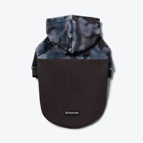 Grey Camo Dog Hoodie