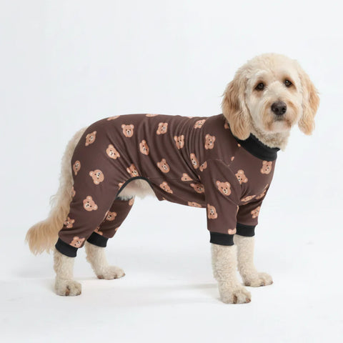 Dog Pajama - Bear Black