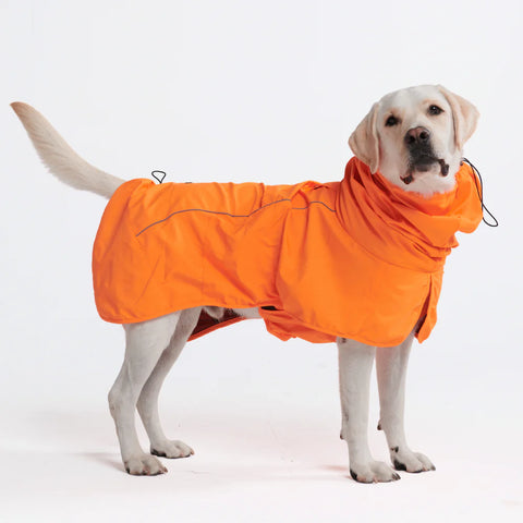 Breatheshield™ Dog Raincoat - Neon Orange