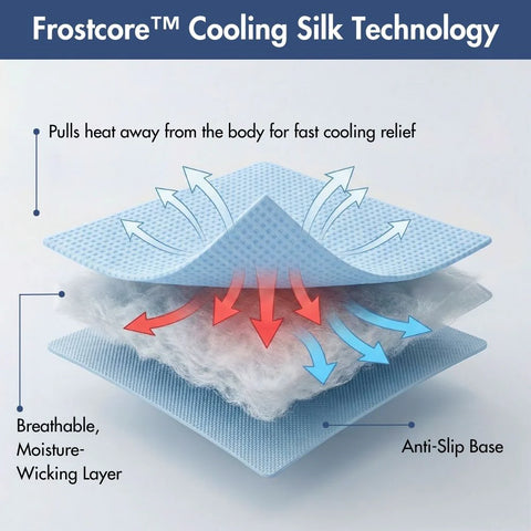 Frostcore™ Cooling Mat - Waffle Blue