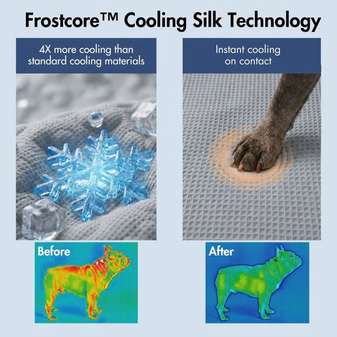 Frostcore™ Cooling Bed - Waffle Grey
