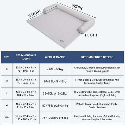 Frostcore™ Cooling Bed - Waffle Grey