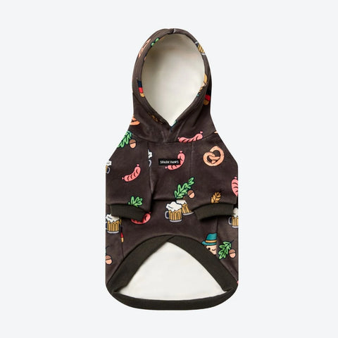 The Germany Dog Hoodie - Dark Brown