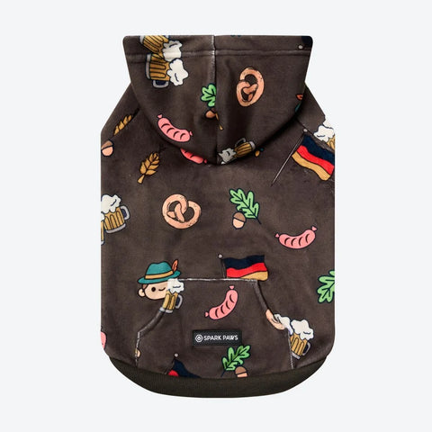 The Germany Dog Hoodie - Dark Brown