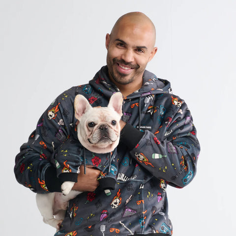 Rock and Roll Dog Hoodie