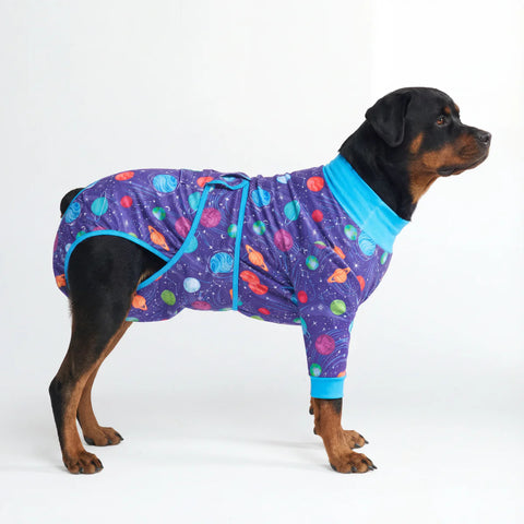 Dog Surgical Suit - Planets