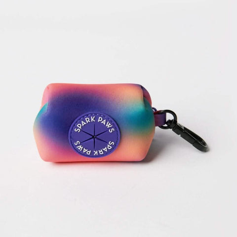 Leash and Poop Bag Holder Set - Kaleidoscope