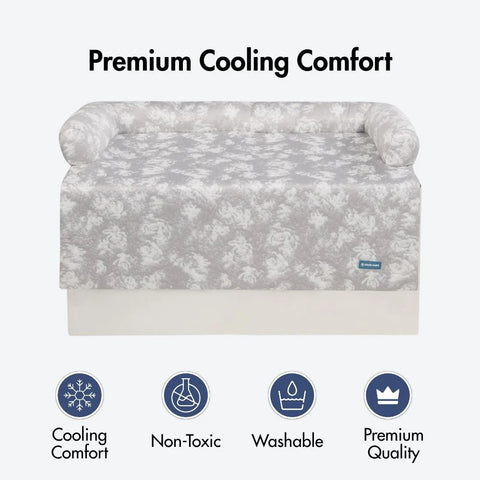 Frostcore™ Cooling Bed - Clouds Grey