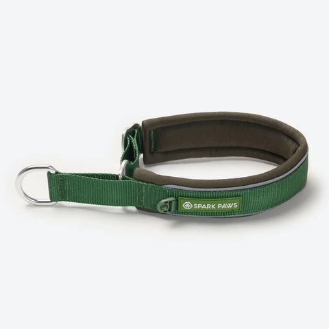 Cushioned Martingale Collar - Army Green