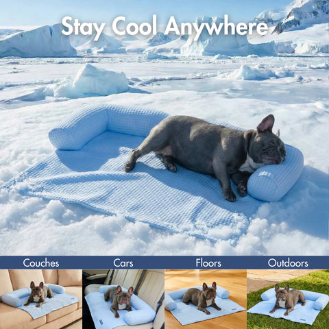 Frostcore™ Cooling Bed - Waffle Blue