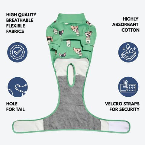 Dog Surgical Suit - Pup Cup