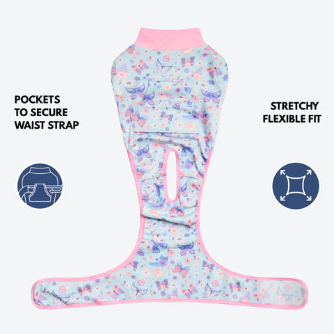 Dog Surgical Suit - Butterfly
