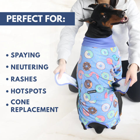 Dog Surgical Suit - Donuts