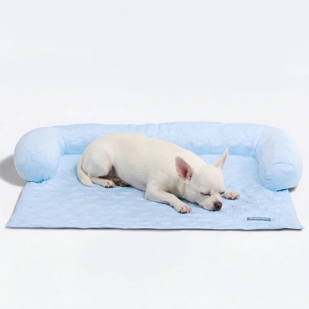 Frostcore™ Cooling Bed - Hearts Blue