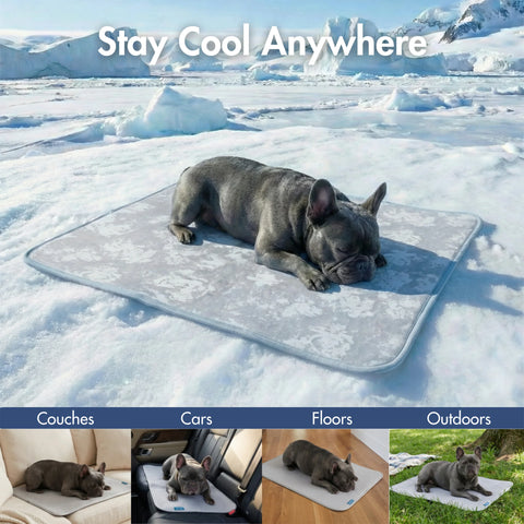 Frostcore™ Cooling Mat - Clouds Grey