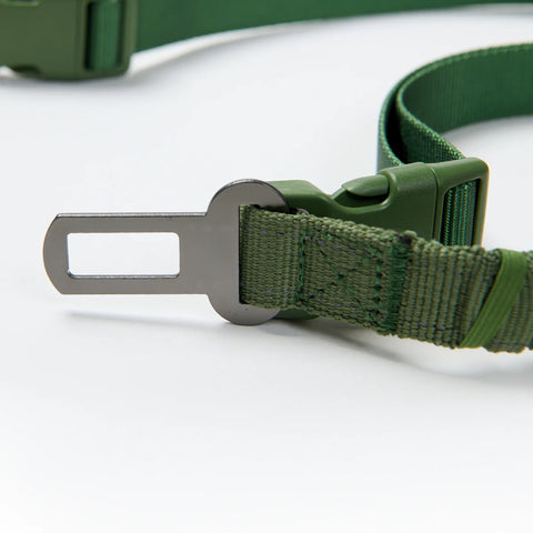 Multipurpose Seatbelt Handsfree Leash & Poop Bag Holder Set