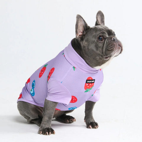 Sunblock Dog T-Shirt - Berries