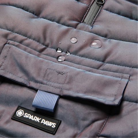 WarmShield Water-Resistant Jacket - Gunmetal Grey