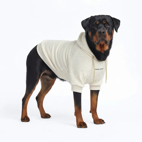 Essential Dog Hoodie - Oatmeal Heather