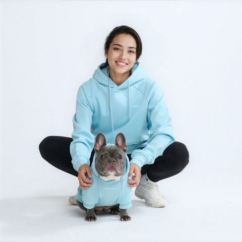 Essential Dog Hoodie - Baby Blue