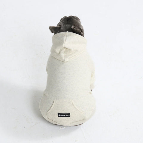 Essential Dog Hoodie - Oatmeal Heather