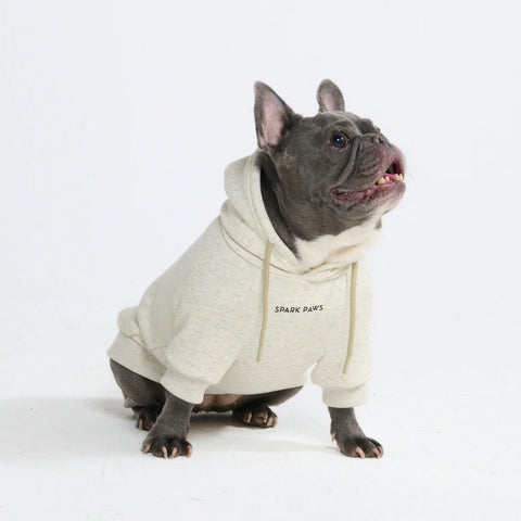 Essential Dog Hoodie - Oatmeal Heather