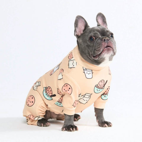Dog Pajama - Cookies and Milk