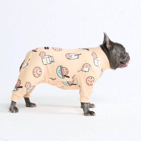Dog Pajama - Cookies and Milk