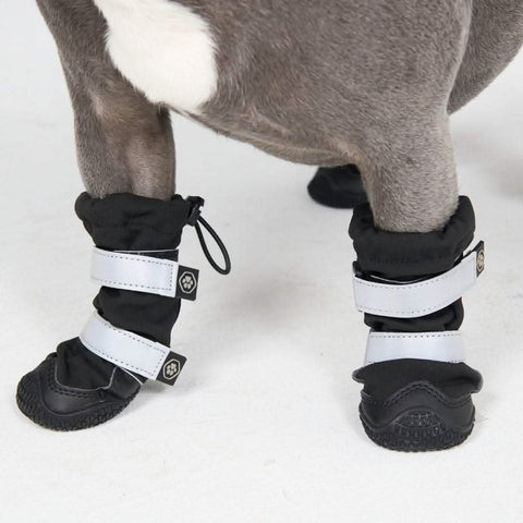Flex Shell Waterproof Dog Boots - Black