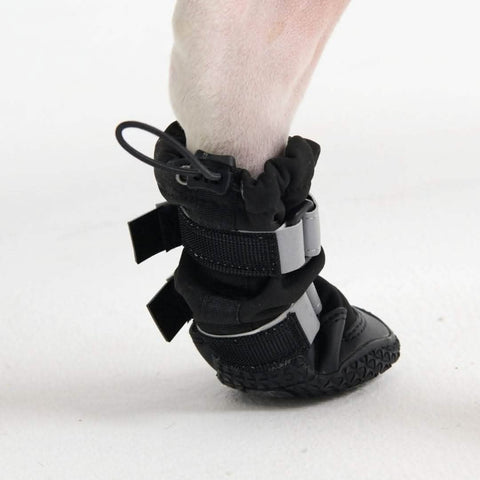 Flex Shell Waterproof Dog Boots - Black