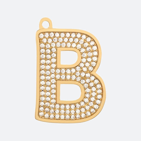 Initial Letter Jewelry Tag - B