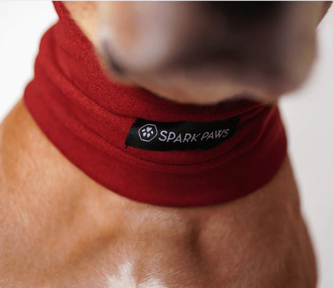 Anxiety Calming Dog Earmuff Protector - Red